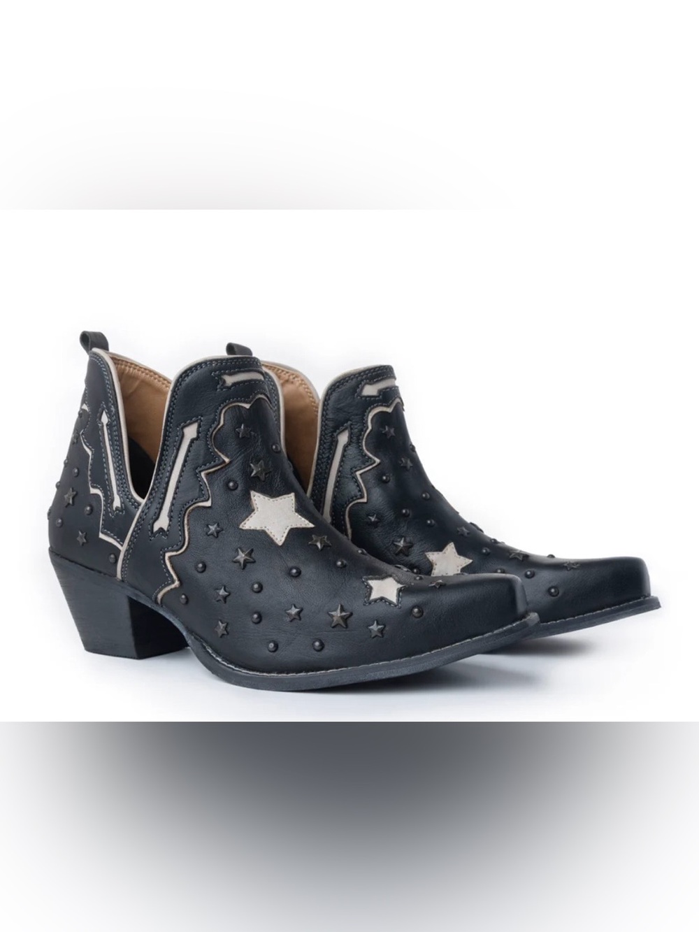 MYRA Lone Star Sky Leather western boots